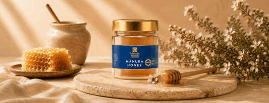 Un pot de miel de Manuka certifié