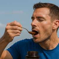 Miel de Manuka pour les athlètes - athlète mangeant du miel